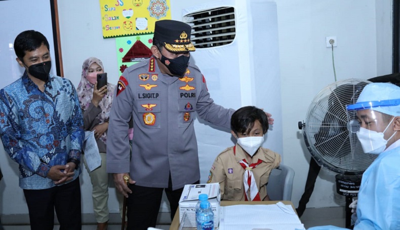 Polda Metro Jaya Targetkan 2,4 Juta Vaksinasi Anak Selesai 15 Hari