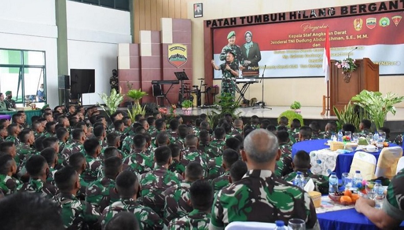 KSAD Pastikan Kesejahteraan Prajurit di Perbatasan : Jangan Beli Baju Loreng, Saya Tak Mau