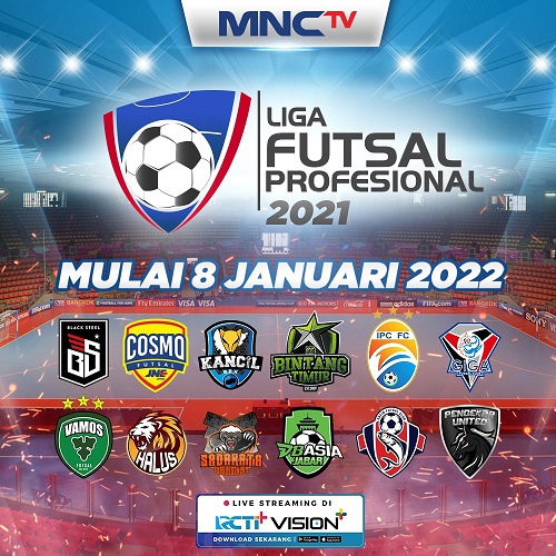 Live di MNCTV, Liga Futsal Profesional 2021 Dimulai 8 Januari 2022