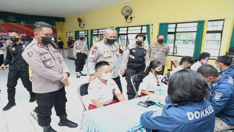 Kebut Vaksinasi Covid-19 untuk Anak, Polda Jateng Siap Jemput Bola