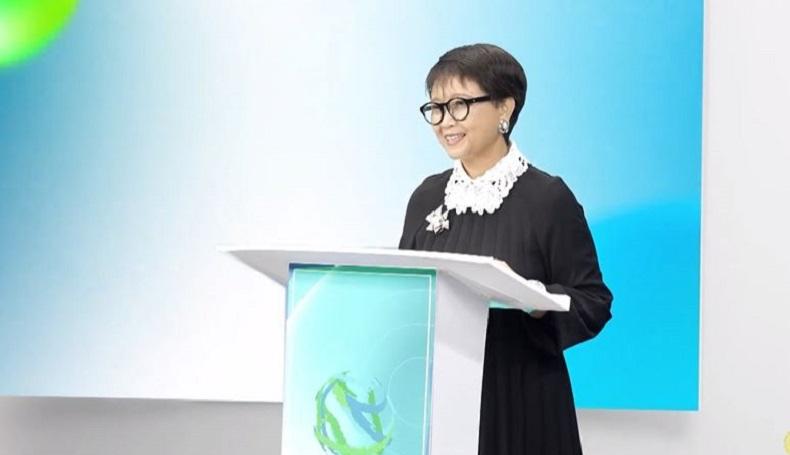 Menlu Retno : Diplomasi Indonesia 2022 ke Arah Pemulihan Pandemi dan Perdamaian