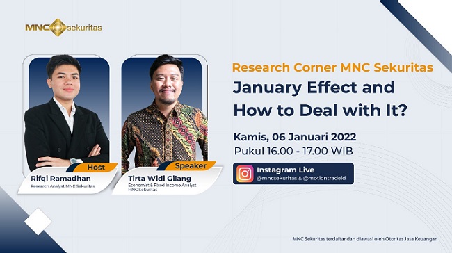 Intip Potensi Cuan January Effect, Simak IG Live MNC Sekuritas Sore Ini Pukul 16.00 WIB