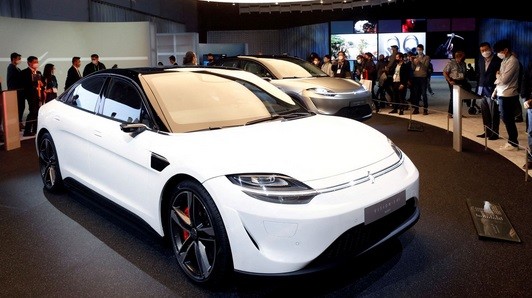 Rambah Otomotif, Sony Pamerkan Mobil Listrik Canggih