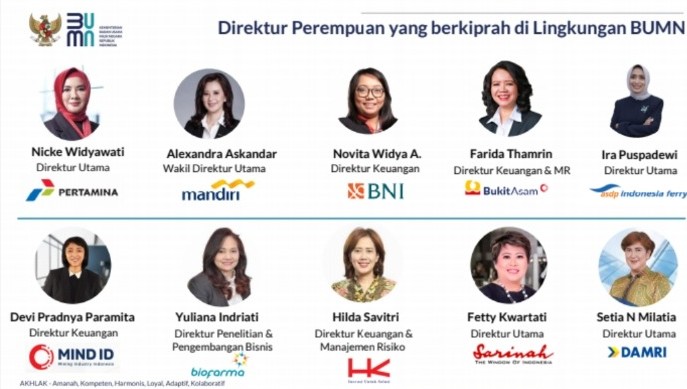 10 Perempuan Hebat di Jajaran Direksi BUMN, Ada Bos Pertamina hingga Perum Damri 