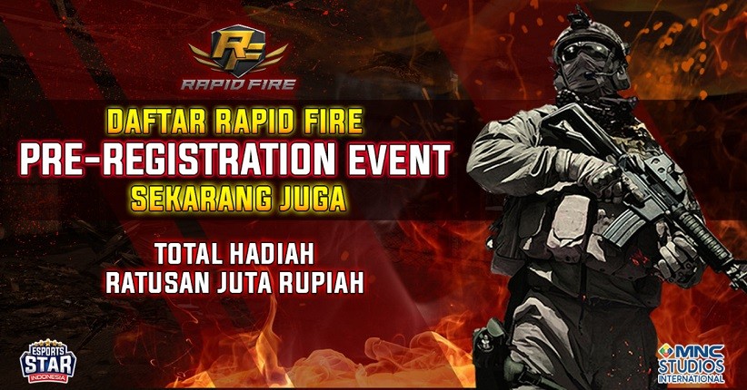 Ikuti Pre-Registration Game Rapid Fire dan Menangkan Hadiah Secara Cuma-Cuma!