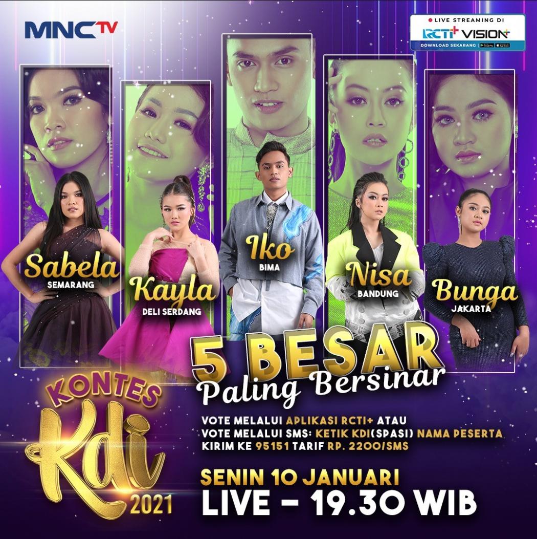 Persaingan 5 Kontestan Siap Buktikan Diri di Kontes KDI 2021