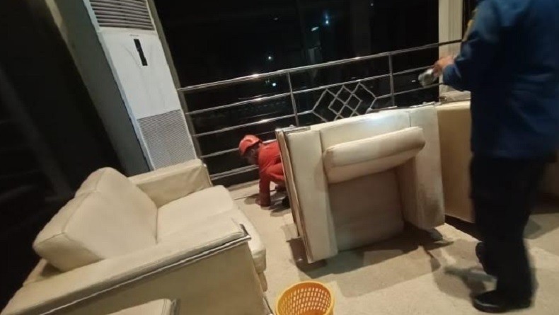 Ular Kobra Dievakuasi dari Kantor Disdukcapil Bogor, Bersembunyi di Bawah Mesin AC