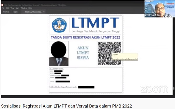 Ketentuan Foto Buat Akun LTMPT 2022, Cek di Sini!