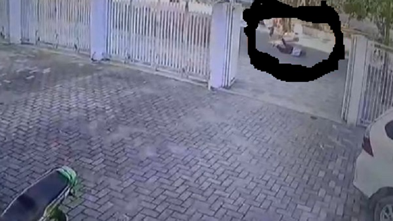 Aksi Jambret di Medan Terekam Kamera CCTV