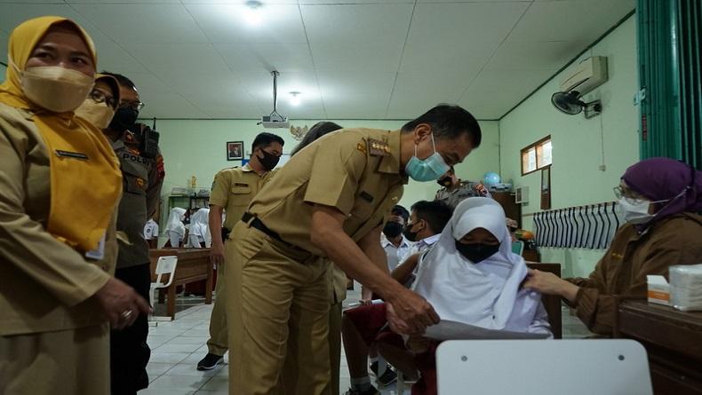Begini Cara Wali Kota Salatiga Bujuk Siswa Agar Berani Divaksin