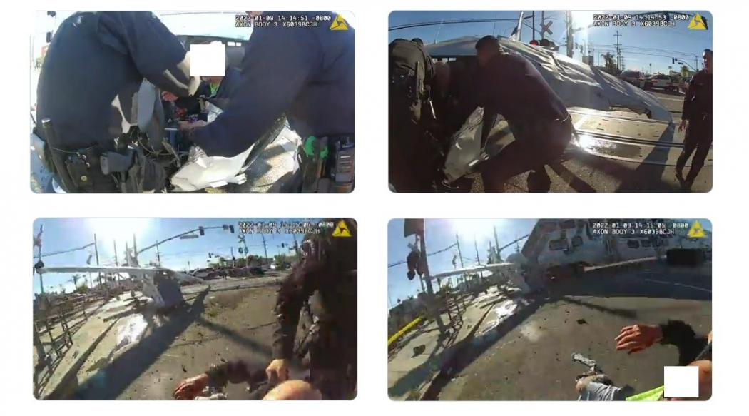 Peristiwa Mengerikan Pesawat Jatuh Hancur Ditabrak Kereta, Pilot Nyaris Tewas