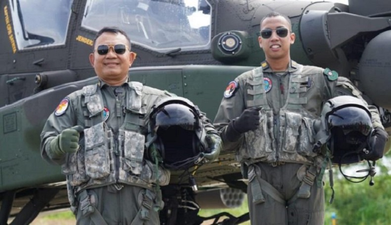  Jenderal Dudung Jadi KSAD Pertama Terbangkan Helikopter Tempur Apache