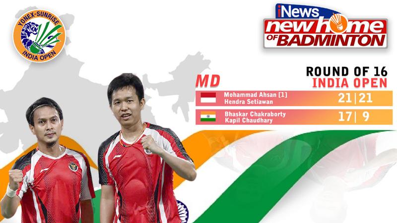 Ahsan/Hendra Vs Duo Norwegia di Perempat Final India Open 2022, Live di iNews