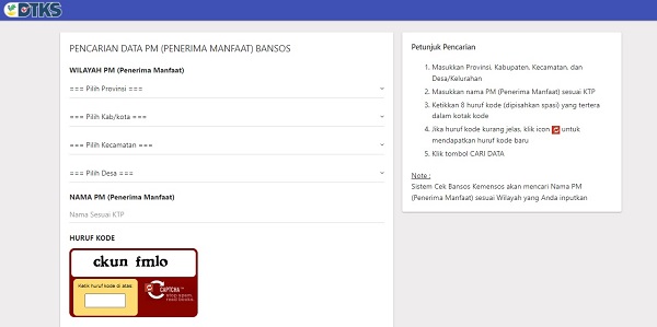Cara Daftar DTKS Kemensos Online Lewat Handphone untuk Dapat Bansos PKH