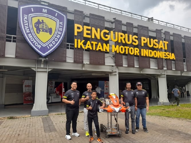 Pembalap Muda Indonesia Qarrar Firhand Akan Berlaga di Kejuaraan Gokart di Italia