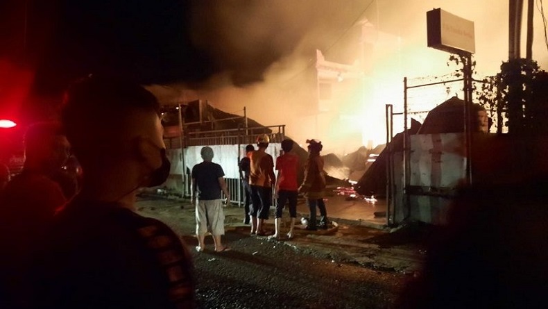 7 Rumah di Gunung Sitoli Terbakar, Kerugian Capai Rp4 Miliar