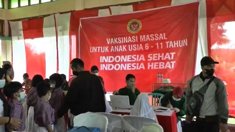 Tarik Minat Anak-Anak, Vaksinasi Covid-19 Digelar di Objek Wisata 