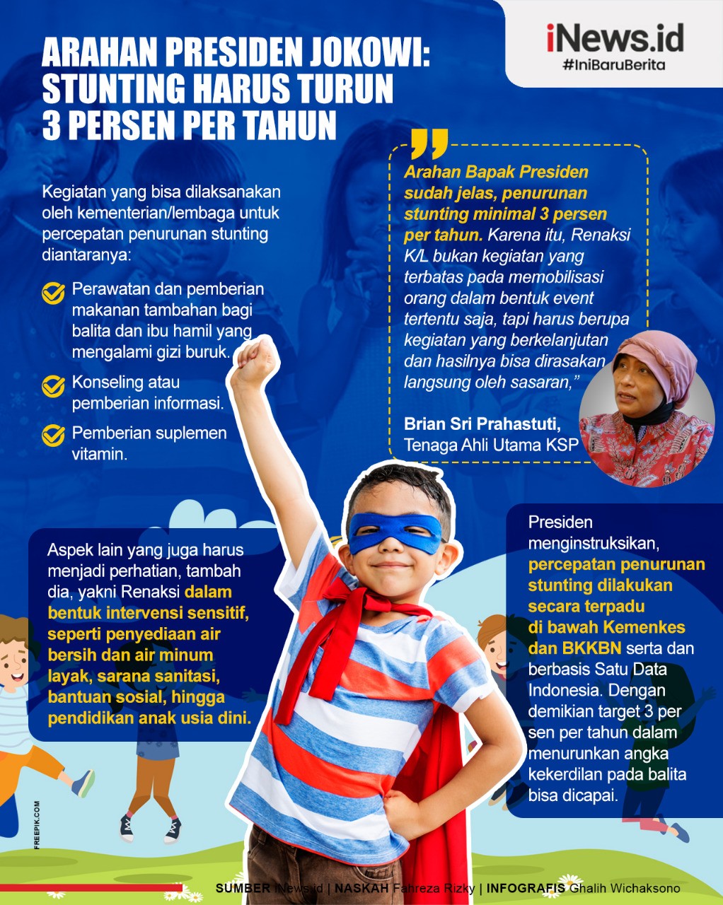 Infografis Arahan Presiden Jokowi Soal Stunting