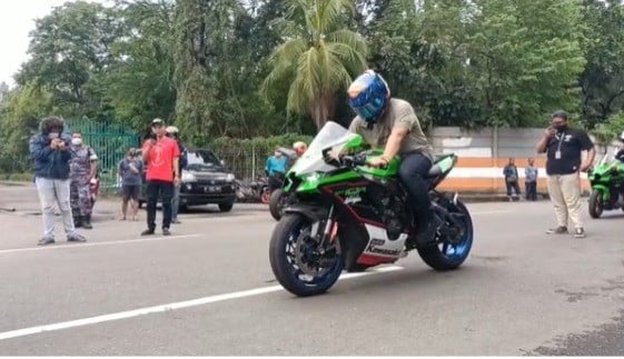 Jelang Street Race, Pembalap dari Berbagai Kelas Uji Coba Lintasan Ancol 