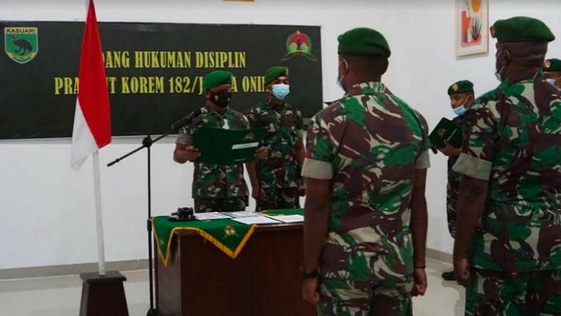 Mabuk dan Bikin Onar, 2 Oknum Prajurit TNI di Papua Barat Diberi Hukuman Disiplin