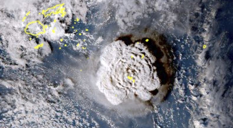 Dahsyat, Suara Dentuman Letusan Gunung Tonga Terdengar Ribuan Km hingga Selandia Baru