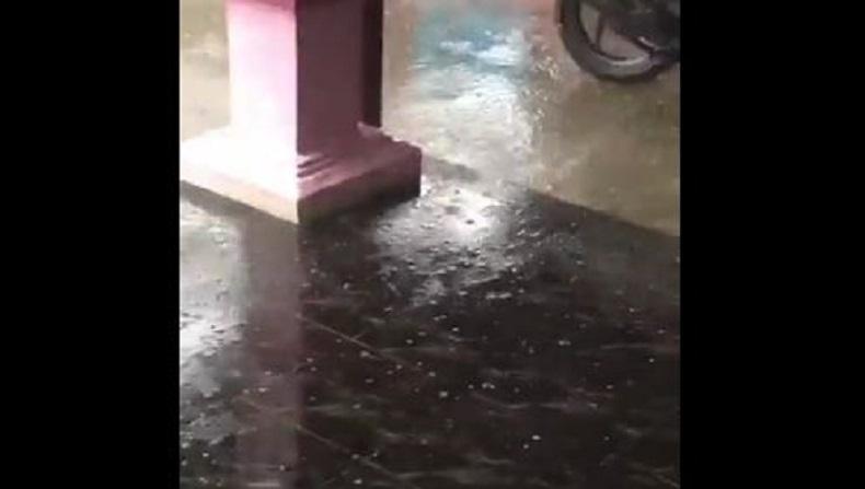 Hujan Es Terjang Sejumlah Wilayah di Klaten