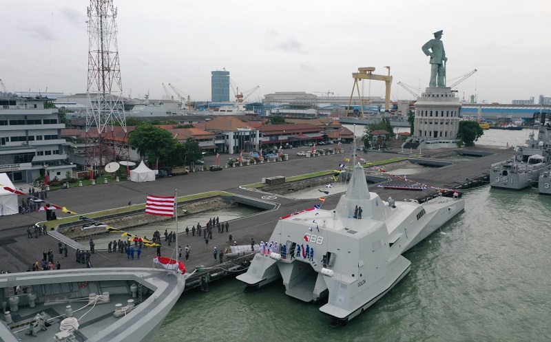 Resmikan 2 Kapal Perang Baru, KSAL Tegaskan Komitmen Modernisasi Alutsista