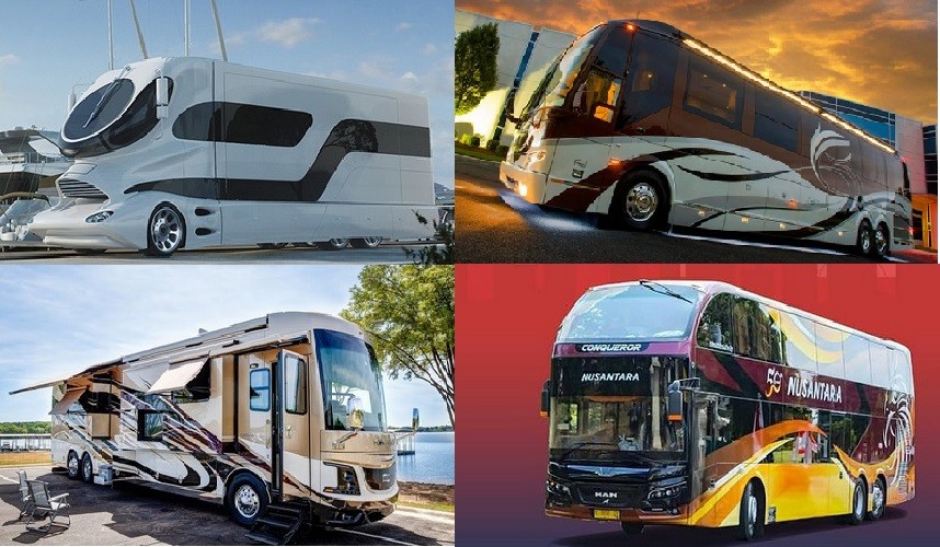 Daftar Bus Tercanggih dan Termewah, Nomor 4 Ada di Indonesia
