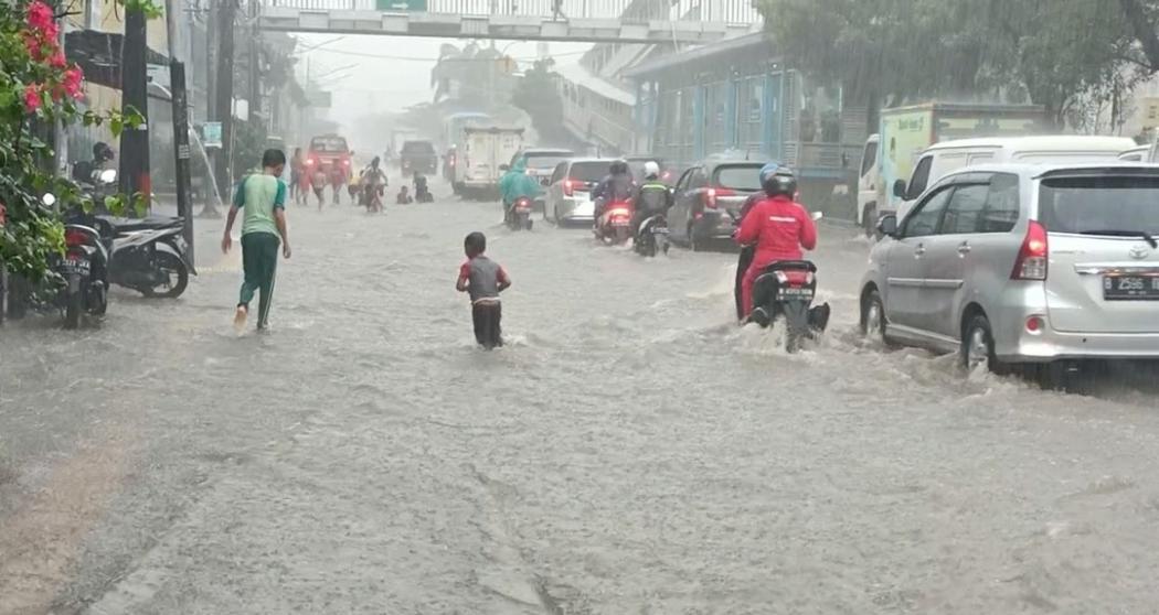 Hujan Lebat, Pademangan hingga Gunung Sahari Terendam Banjir