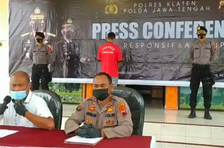 Terpengaruh Miras, Bento Ditangkap Polisi Aniaya Biduan di Klaten
