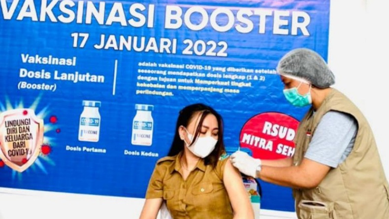 Capaian di Atas 70 Persen, Pemkab Minahasa Tenggara Gencarkan Pemberian Vaksin Booster