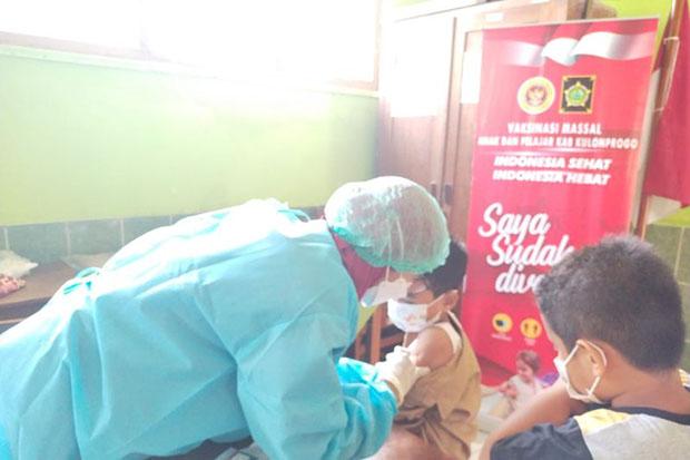  Dukung Pembelajaran Tatap Muka, Binda DIY Vaksinasi Anak di Kulonprogo 