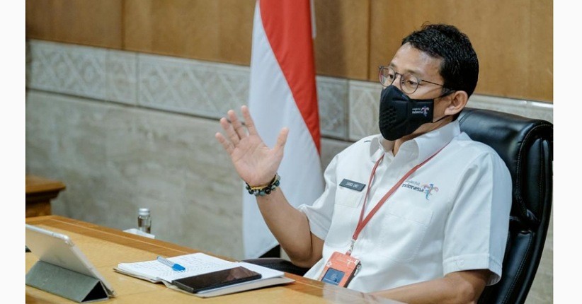 Sandiaga Uno Targetkan Kunjungan Wisman 2022 Naik 100 Persen