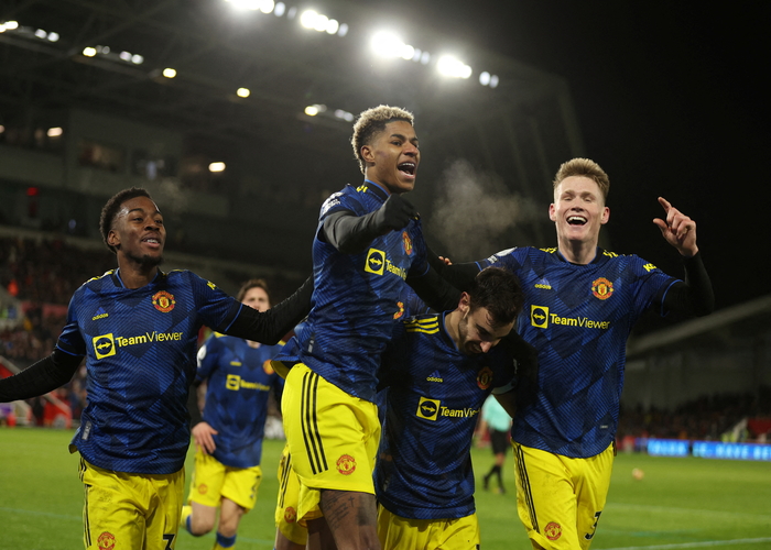 Man United Ukir Sejarah Baru di Liga Inggris usai Tekuk Brentford