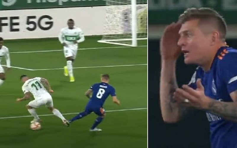 Toni Kroos Dapat Kartu Kuning Aneh Lawan Elche, Padahal Lawan Jatuh Sendiri