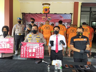 10 Pengedar Narkoba di Bogor Dibekuk, Polisi Sebut 2.000 Orang Terselamatkan