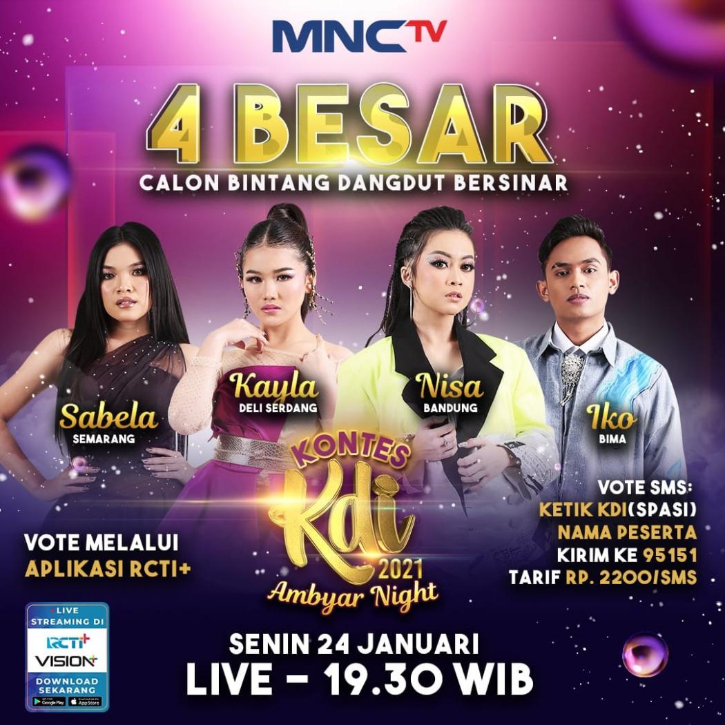 Semakin Mendebarkan, 4 Kontestan Siap Buktikan Kualitas di Kontes KDI 2021