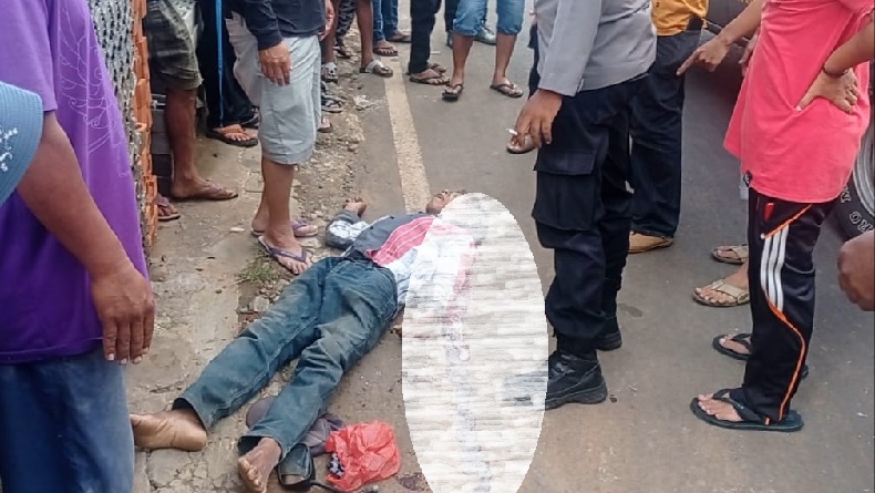 2 Motor Tabrakan di Jalan Raya Citangkar Sukabumi, Begini Kronologi Kejadiannya