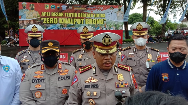 Jateng Zero Knalpot Brong, 7.405 Motor Kena Tilang Dalam 2 Pekan