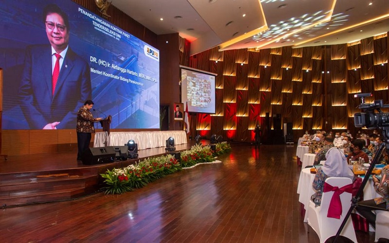 Menko Airlangga: Percepatan Pembangunan Infrastruktur Dorong Pertumbuhan Ekonomi Nasional