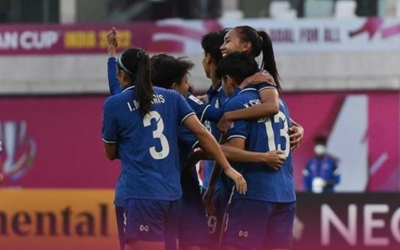 Babak 1 Piala Asia Wanita 2022: Adik Teerasil Dangda Main Gesit, Indonesia Vs Thailand 0-2
