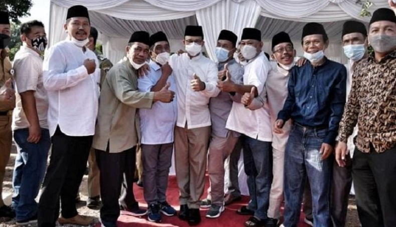 Peletakan Batu Masjid Baabul Khairat, Anies : Tanggung Jawab Muslim Membangun Masjid