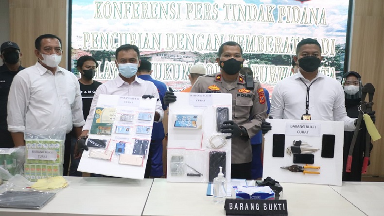 3 Pelaku Pencurian dengan Pemberatan yang Resahkan Warga Purwakarta Ditangkap 