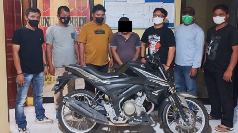 Pergi ke Toilet, Motor Pemuda di Pematangsiantar Digondol Maling