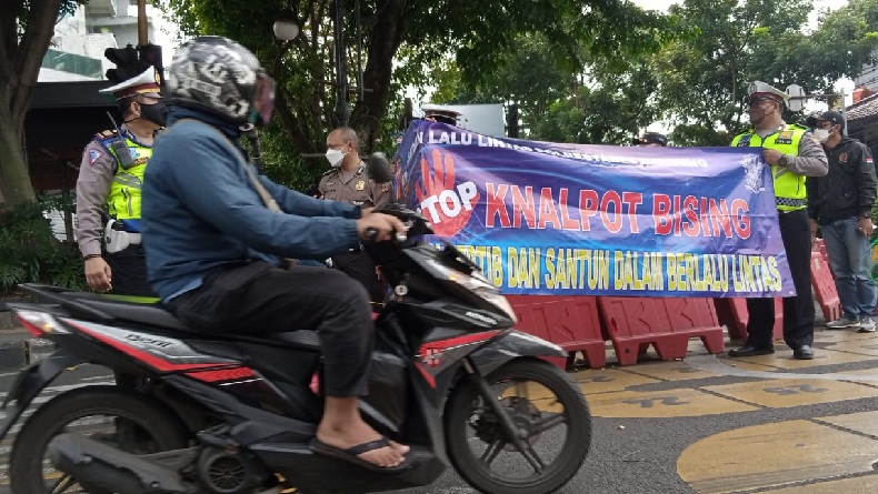 Knalpot Bising Bikin Resah Warga Bandung, Polisi Gelar Razia dan Sosialisasi