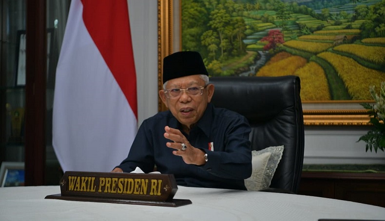 Wapres Ma'ruf Amin Minta Pengusaha Tak Ekspor Minyak Goreng dan Beras