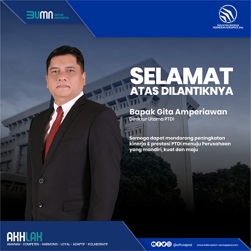 Erick Thohir Tunjuk Gita Amperiawan Jadi Dirut PTDI