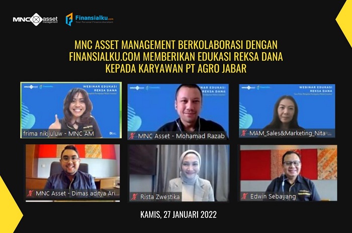 Perluas Pangsa Pasar, MNC Asset Gelar Webinar Reksa Dana untuk Karyawan PT Agro Jabar 