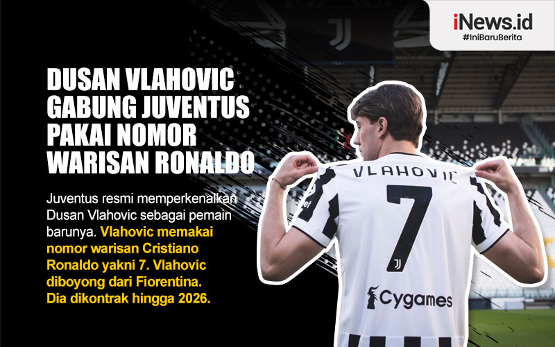 Dusan Vlahovic Ditanya Alasan Pilih Nomor 7 Juventus, Jawabannya Tak Terduga