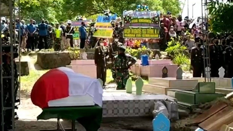 Praka Rahman Korban KKB Dimakamkan di Ambon, Pangdam Pattimura : Selamat Jalan Pahlawanku